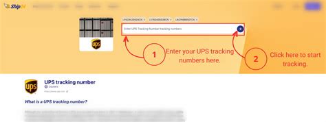 breakdown of ups tracking number.